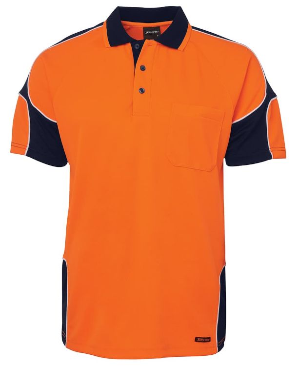 Picture of JB's Hi Vis S/S Arm Panel Polo