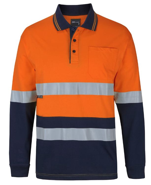 Picture of JB's Hi Vis (D+N) L/S Cotton Polo