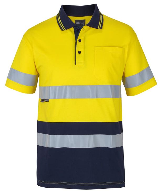 Picture of JB's Hi Vis (D+N) S/S Cotton Polo