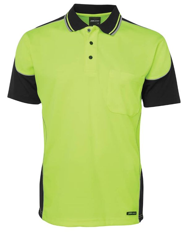 Picture of JB's Hi Vis Contrast Piping Polo