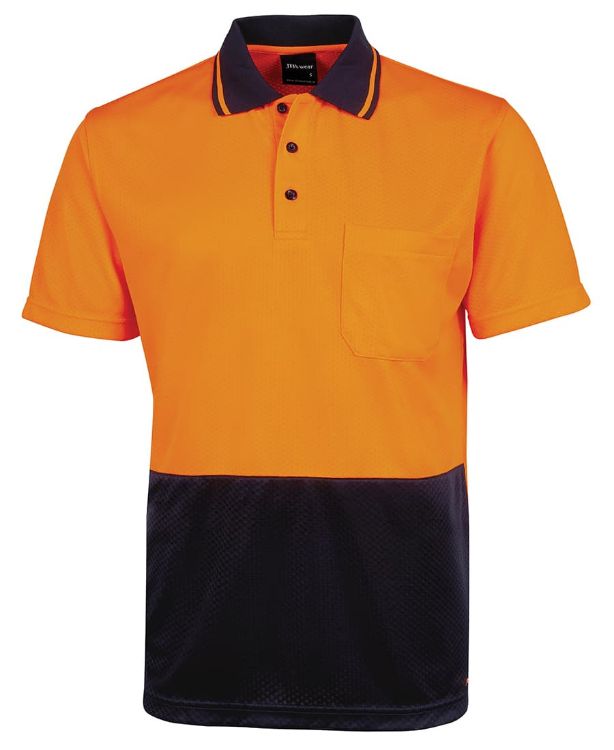 Picture of JB's Hi Vis Jacquard Non Cuff Polo