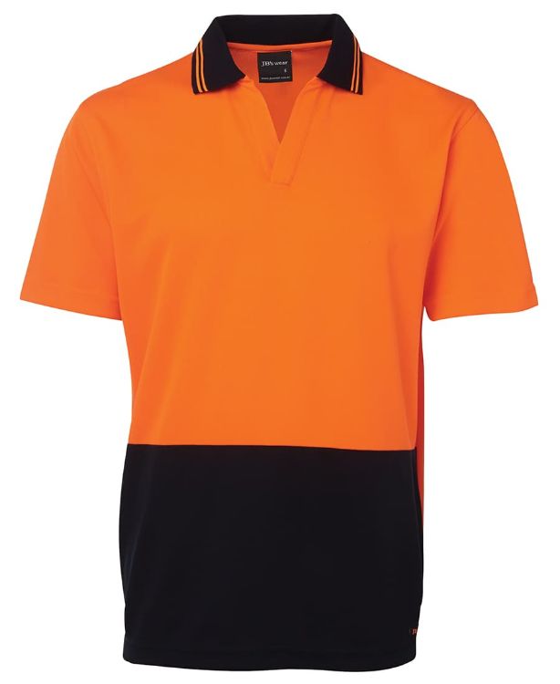 Picture of JB's Hi Vis S/S Non Button Polo