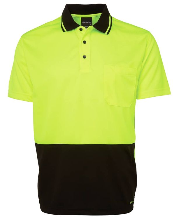 Picture of JB's Adults and Kids Hi Vis Non Cuff Traditional Polo