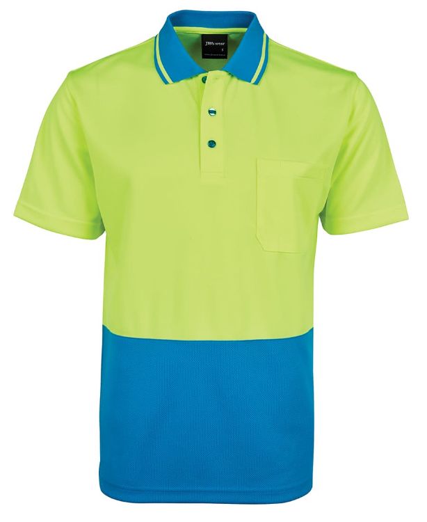 Picture of JB's Adults and Kids Hi Vis Non Cuff Traditional Polo