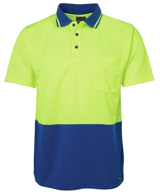 Picture of JB's Adults and Kids Hi Vis Non Cuff Traditional Polo