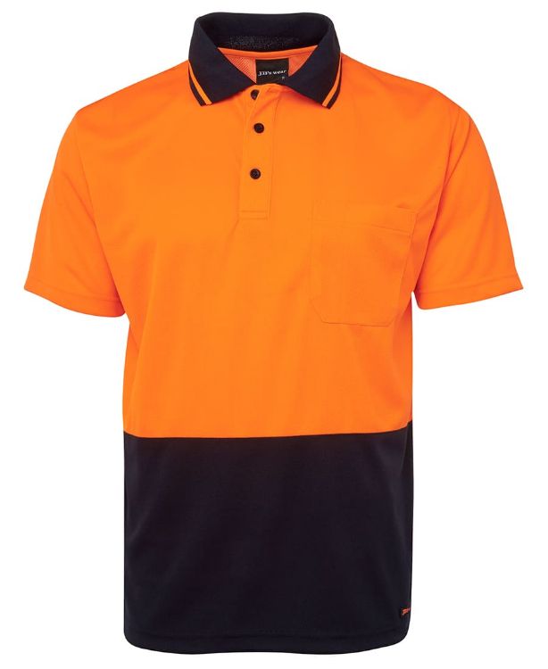 Picture of JB's Adults and Kids Hi Vis Non Cuff Traditional Polo