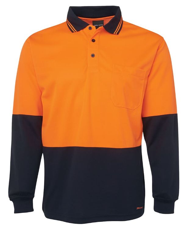 Picture of JB's Hi Vis L/S Traditional Polo