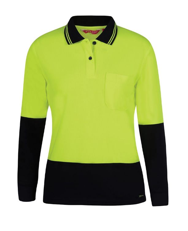 Picture of JB's Ladies Hi Vis L/S Comfort Polo