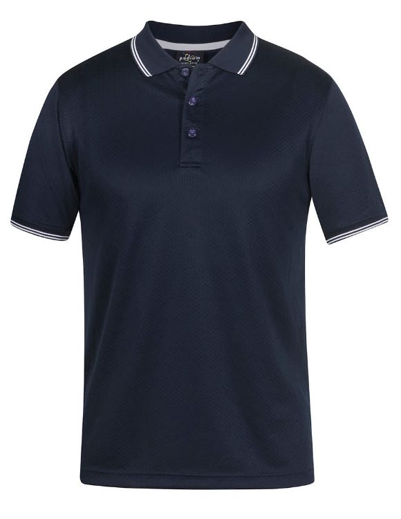 Picture of Podium Jacquard Contrast Polo