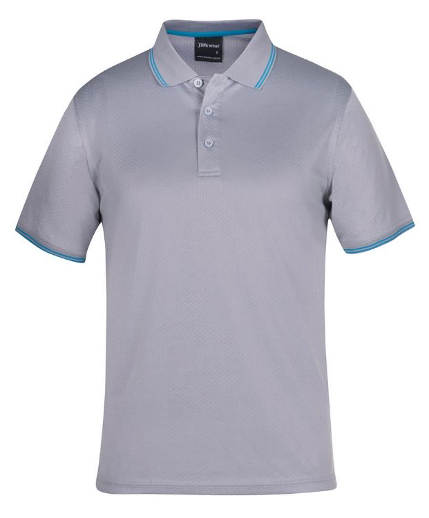 Picture of Podium Jacquard Contrast Polo