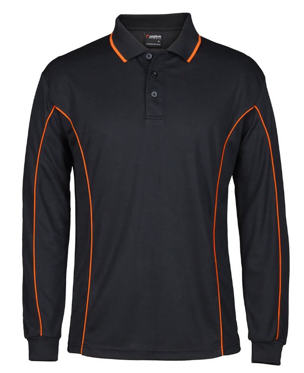 Picture of Podium L/S Piping Polo