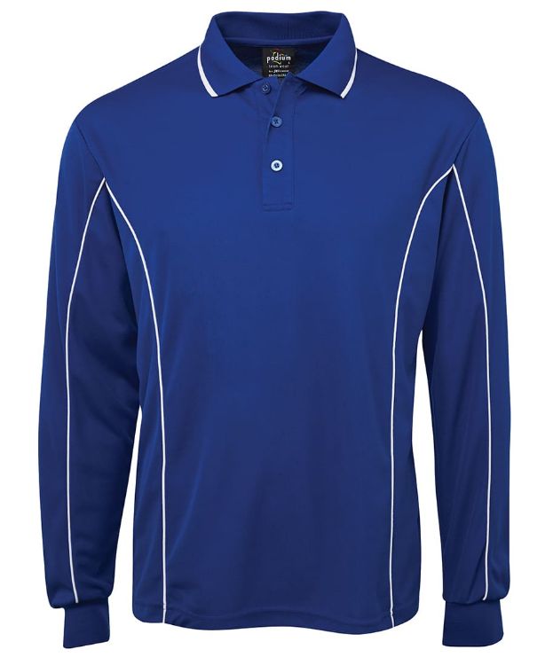 Picture of Podium L/S Piping Polo