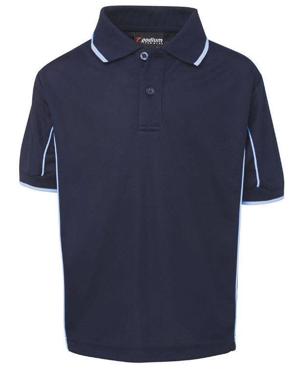 Picture of Podium Kids S/S Piping Polo