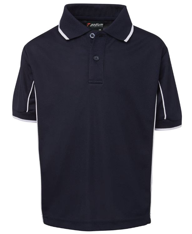 Picture of Podium Kids S/S Piping Polo