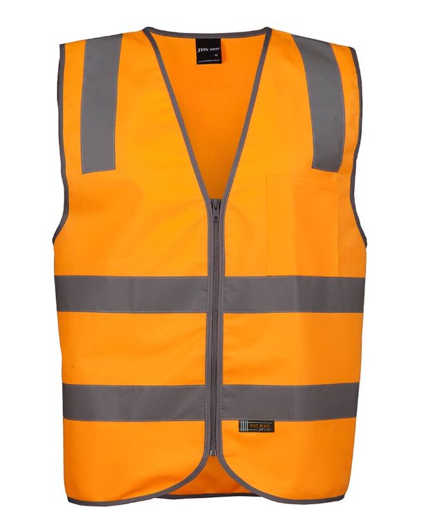 Picture of JB's Vic Rail (D+N) Zip Safety Vest