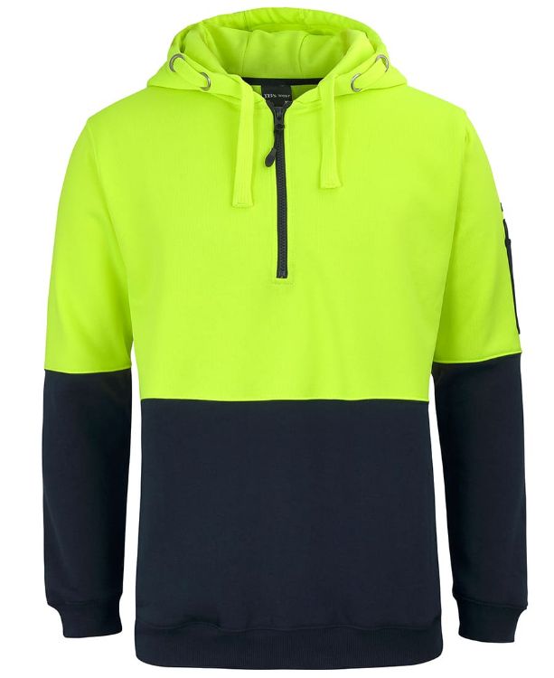 Picture of JB's Hi Vis 1/2 Zip Hoodie