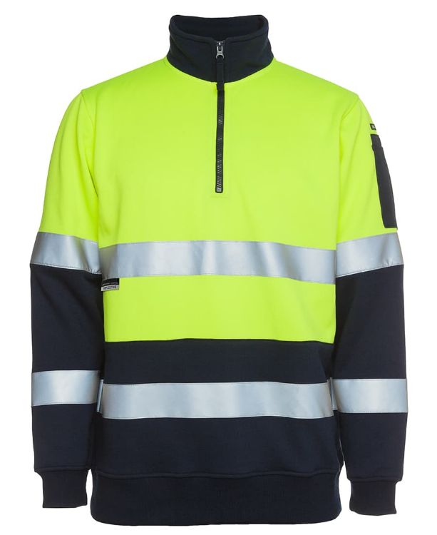 Picture of JB's Hi Vis (D+N) 1/2 Zip Fleecy Sweat