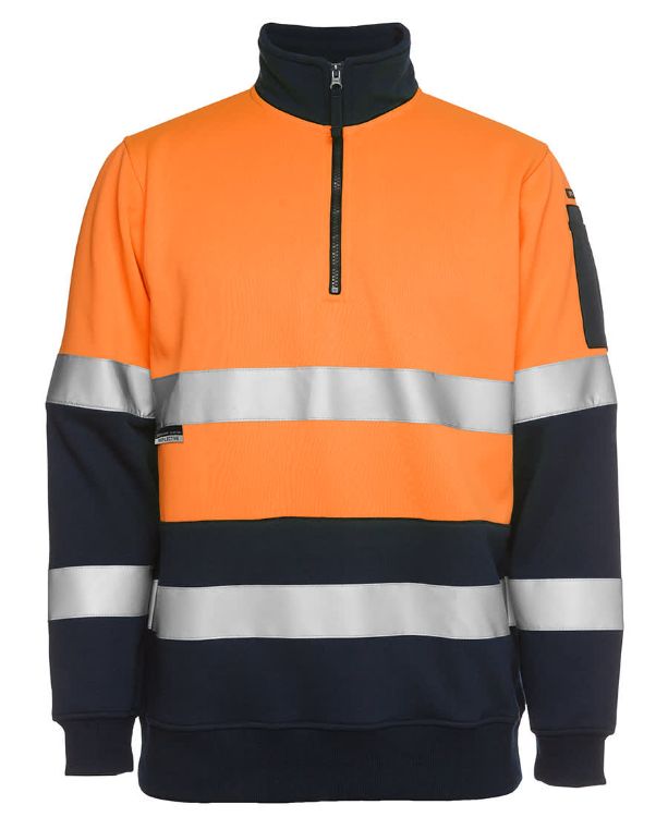 Picture of JB's Hi Vis (D+N) 1/2 Zip Fleecy Sweat