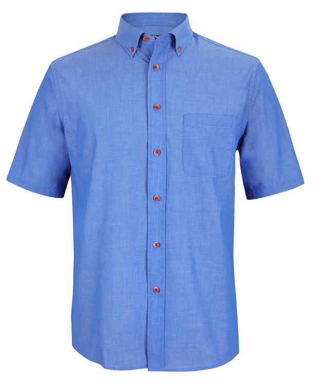 Picture of JB’s S/S Indigo Chambray Shirt