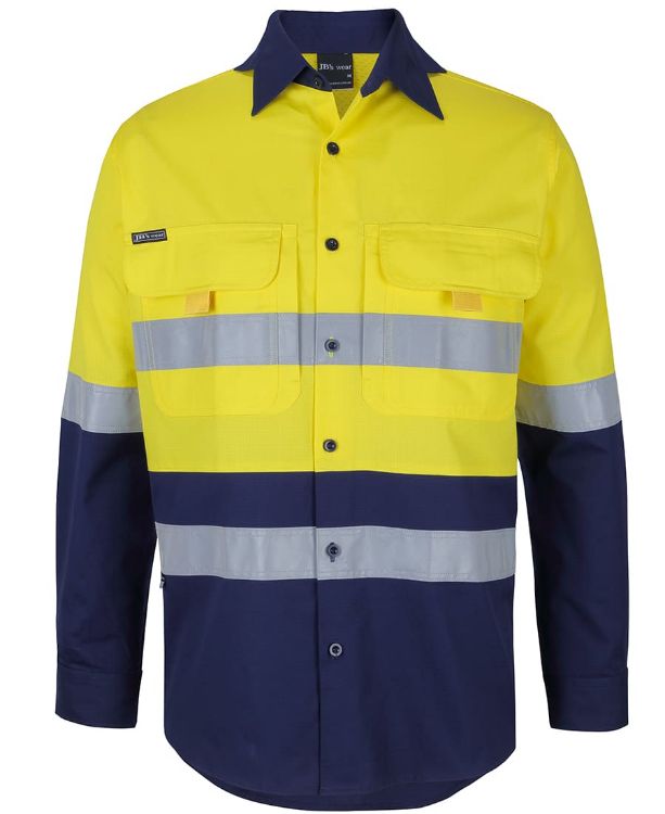 Picture of JB's Hi Vis (D+N) Ripstop L/S Fishing Shirt