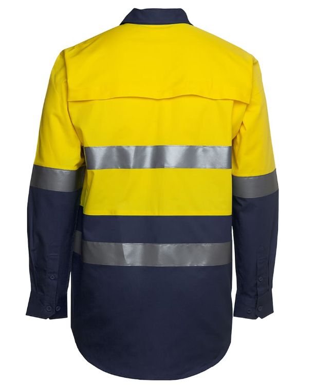 Picture of JB's Hi Vis L/S (D+N) 150G Work Shirt