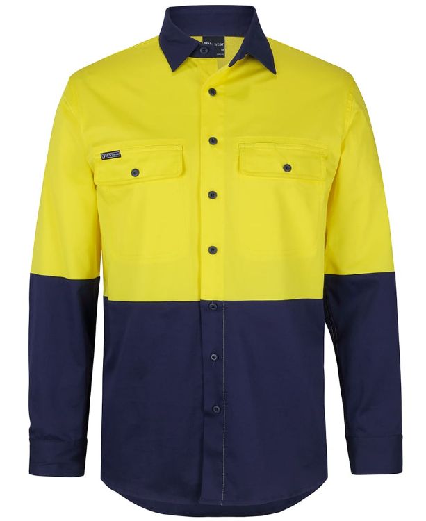 Picture of JB'S Hi VIs L/S Stretch Work Shirt