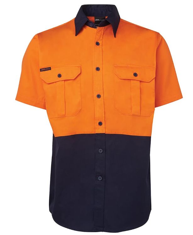 Picture of JB's Hi Vis S/S 190G Work Shirt