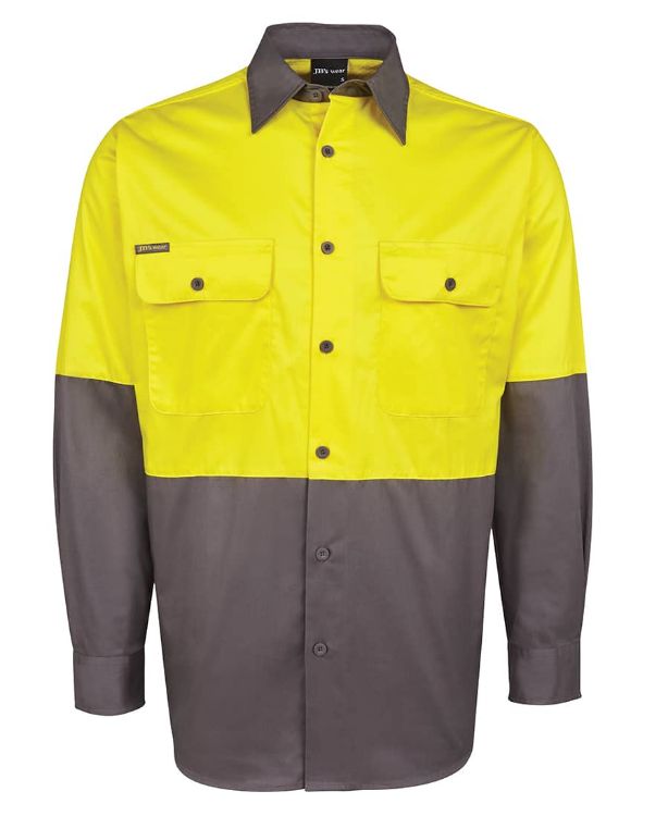 Picture of JB's Hi Vis L/S 150G Work Shirt