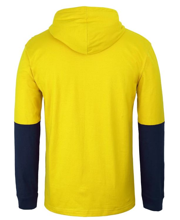 Picture of JB's Hi Vis L/S Cotton Tee with Hood