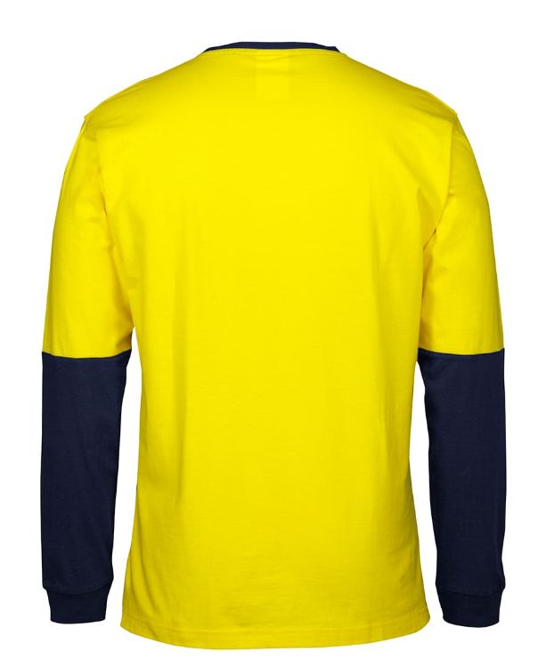 Picture of JB's Hi Vis L/S Crew Neck Cotton T-shirt