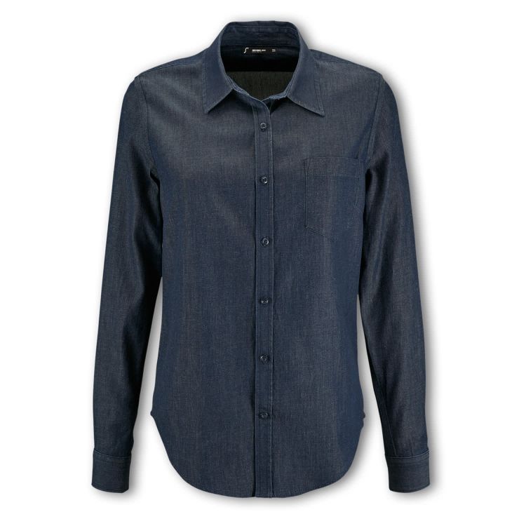 Picture of SOLS Barry Women's Denim Shirt